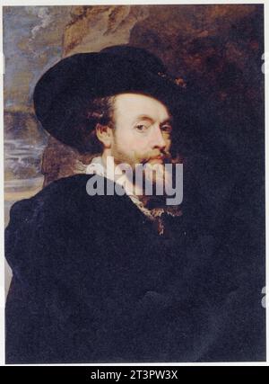 PETER PAUL RUBENS. Autoportrait .1623.huile sur toile. 91,3 x 70,8 cm Banque D'Images