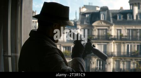 Michael Fassbender, film The Killer 2023 Banque D'Images