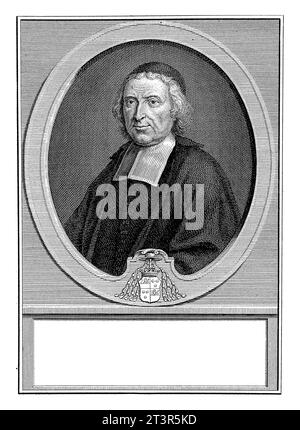 Portrait du cardinal André-Hercule de Fleury, Jan Caspar Philips, d'après J. Dassier, 1739 Banque D'Images