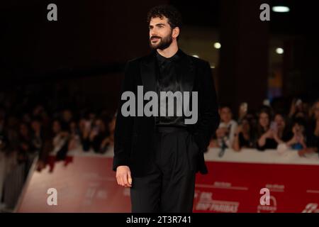 Rome, Italie. 22 octobre 2023. ROME, ITALIE - 22 OCTOBRE : Andrea Di Luigi assiste à un tapis rouge pour le film ''Nuovo Olimpo'' lors du 18e Festival du film de Rome à l'Auditorium Parco Della Musica le 22 octobre 2023 à Rome, Italie. (Photo de Luca Carlino/NurPhoto)0 crédit : NurPhoto SRL/Alamy Live News Banque D'Images