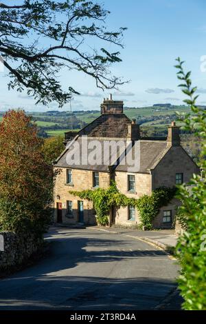 Stanton in Peak un joli petit village dans le Derbyshire, en Angleterre Banque D'Images