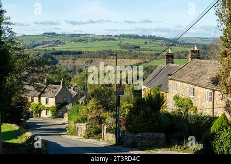 Stanton in Peak un joli petit village dans le Derbyshire, en Angleterre Banque D'Images