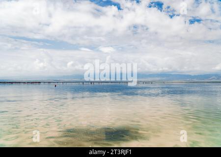 Le Royaume du ciel du lac salé de Chaka dans la province de Qinghai, en Chine Banque D'Images