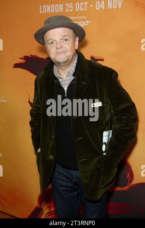 Londres, Royaume-Uni . 26 octobre 2023 . Toby Jones photographié au Raindance film Festival 2023 Londres première de l'artiste Typist Pirate King tenue au Curzon Soho. Crédit : Alan D West/EMPICS/Alamy Live News Banque D'Images