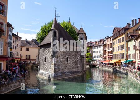 Le Palais de l'Isle, Annecy, département de la région Rhône-Alpes dans le sud-est de la France. Banque D'Images