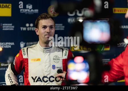 Passau, Allemagne. 26 octobre 2023. ROSSEL Yohan (FRA), CITROEN C3, portrait lors du Rallye d'Europe centrale 2023, 12e manche du Championnat du monde des voitures de rallye WRC 2023, du 26 au 29 octobre 2023 à Passau, Allemagne - photo Nikos Katikis/DPPI crédit : DPPI Media/Alamy Live News Banque D'Images