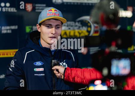 Passau, Allemagne. 26 octobre 2023. FOURMAUX Adrien (FRA), FORD Fiesta MkII, portrait lors du Rallye d'Europe centrale 2023, 12e manche du Championnat du monde des voitures de rallye WRC 2023, du 26 au 29 octobre 2023 à Passau, Allemagne - photo Nikos Katikis/DPPI crédit : DPPI Media/Alamy Live News Banque D'Images