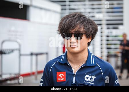 Mexico, Mexique. 26 octobre 2023. Yuki Tsunoda (JPN) AlphaTauri. 26.10.2023. Formula 1 World Championship, Rd 20, Grand Prix du Mexique, Mexico, Mexique, journée de préparation. Le crédit photo doit se lire : XPB/Press Association Images. Crédit : XPB Images Ltd/Alamy Live News Banque D'Images