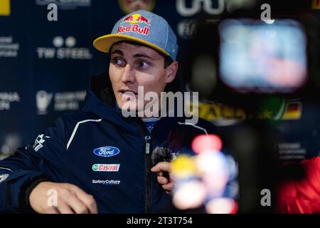 Passau, Allemagne. 26 octobre 2023. FOURMAUX Adrien (FRA), FORD Fiesta MkII, portrait lors du Rallye d'Europe centrale 2023, 12e manche du Championnat du monde des voitures de rallye WRC 2023, du 26 au 29 octobre 2023 à Passau, Allemagne - photo Nikos Katikis/DPPI crédit : DPPI Media/Alamy Live News Banque D'Images