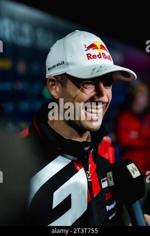 Passau, Allemagne. 26 octobre 2023. OGIER Sébastien (FRA), TOYOTA GR Yaris Rally1 Hybrid, portrait lors du Rallye d'Europe centrale 2023, 12e manche du Championnat du monde des voitures de rallye WRC 2023, du 26 au 29 octobre 2023 à Passau, Allemagne - photo Nikos Katikis/DPPI crédit : DPPI Media/Alamy Live News Banque D'Images