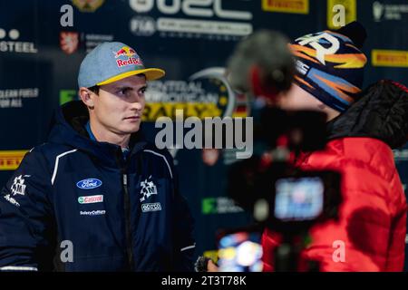 Passau, Allemagne. 26 octobre 2023. FOURMAUX Adrien (FRA), FORD Fiesta MkII, portrait lors du Rallye d'Europe centrale 2023, 12e manche du Championnat du monde des voitures de rallye WRC 2023, du 26 au 29 octobre 2023 à Passau, Allemagne - photo Nikos Katikis/DPPI crédit : DPPI Media/Alamy Live News Banque D'Images