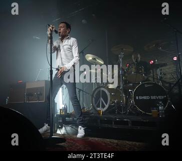 Photographies de Rick Witter de Shed Seven au Barrowland Glasgow le 26 octobre 2023 Banque D'Images