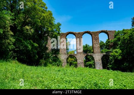 Ruines d'Antica Monterano - Italie Banque D'Images