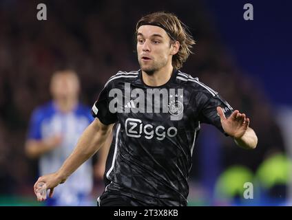 Brighton et Hove, Royaume-Uni. 26 octobre 2023. Borna Sosa de l'Ajax lors du match de l'UEFA Europa League au stade AMEX, Brighton et Hove. Le crédit photo devrait se lire : Paul Terry/Sportimage crédit : Sportimage Ltd/Alamy Live News Banque D'Images