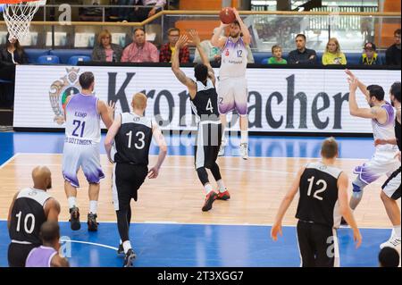 Malte Schwarz (12) BG Göttingen Krombacher Challenge 2015 in Hagen, Deutschland am 27.09.2015 Banque D'Images