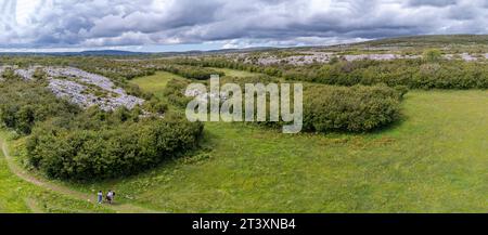 Burren National Park, The Burren, County Clare, Irlande, Royaume-Uni. Banque D'Images