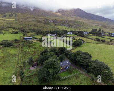 Castlequin Loop Walk, Cahersiveen, Irlande, Royaume-Uni. Banque D'Images