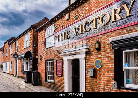 Le pub Victory. Hamble-le-Rice, Eastleigh, Hampshire, Angleterre, Royaume-Uni, Europe Banque D'Images