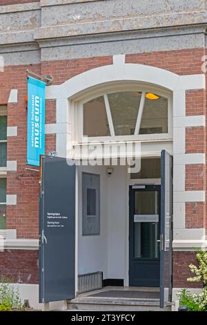 Amsterdam, pays-Bas - 16 mai 2018 : portes ouvertes pour le Musée national de l'Holocauste à Plantage Middenlaan Street. Banque D'Images