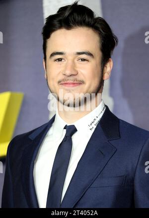 Londres, Royaume-Uni. 31 janvier 2019. Keean Johnson assiste à la première mondiale d'Alita : Battle Ange qui se tient à l'Odeon Leicester Square à Londres, en Angleterre. (Photo Fred Duval/SOPA Images/Sipa USA) crédit : SIPA USA/Alamy Live News Banque D'Images