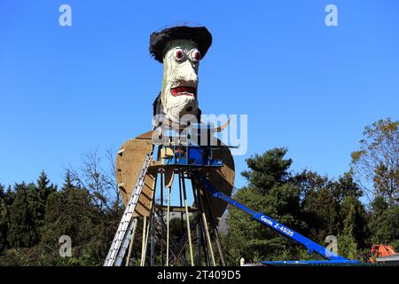 Grande sorcière en construction St. James long Island NY Banque D'Images