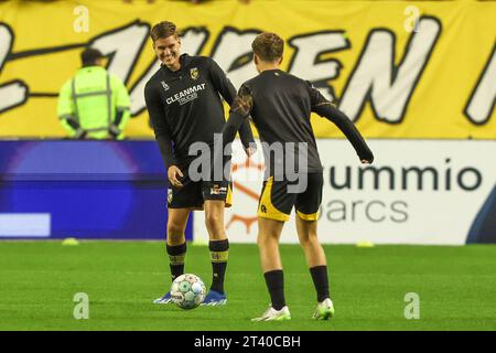 Arnhem, pays-Bas. 27 octobre 2023. ARNHEM, PAYS-BAS - 27 OCTOBRE : Ramon Hendriks de vitesse lors du match néerlandais d'Eredivisie entre vitesse et PEC Zwolle au Stadion Gelredome le 27 octobre 2023 à Arnhem, pays-Bas. (Photo de Ben gal/Orange Pictures) crédit : Orange pics BV/Alamy Live News Banque D'Images