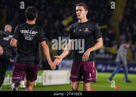 Breda, pays-Bas. 27 octobre 2023. BREDA, PAYS-BAS - 27 OCTOBRE : Martijn Kaars de Helmond Sport lors du match néerlandais Keuken Kampioen Divisie entre NAC Breda et Helmond Sport au Rat Verlegh Stadion le 27 octobre 2023 à Breda, pays-Bas. (Photo de Gabriel Calvino Alonso/Orange Pictures) crédit : Orange pics BV/Alamy Live News Banque D'Images