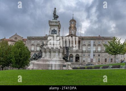 Monument au Prince Henri le navigateur, Porto, Portugal Banque D'Images