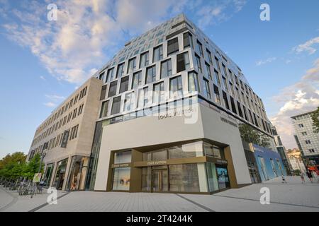 Bâtiments commerciaux, quartier Dorotheen, Muenzstrasse, Stuttgart, Baden-Wuerttemberg, Allemagne Banque D'Images