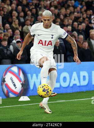 Londres, Royaume-Uni. 27 octobre 2023. Richarlison de Tottenham lors du match de Premier League à Selhurst Park, Londres. Le crédit photo devrait se lire : David Klein/Sportimage crédit : Sportimage Ltd/Alamy Live News Banque D'Images