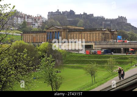 Bâtiment des National Galleries of Scotland, Princes Street Gardens, Édimbourg, Écosse, Royaume-Uni Banque D'Images