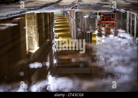 Kingsway Tram tunnel - Londres caché, par transport pour Londres Banque D'Images