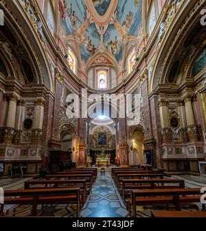 Prieuré de l'église catholique notre-Dame du Mont Carmel à Mdina, Malte Banque D'Images