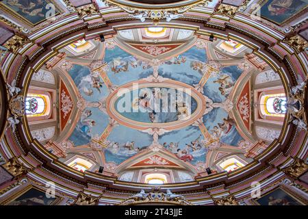 Prieuré de l'église catholique notre-Dame du Mont Carmel à Mdina, Malte Banque D'Images