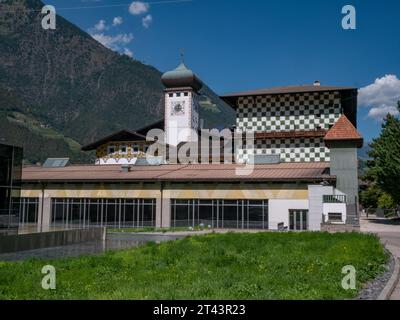 Lagundo, Italie - 11 août 2023 : vue extérieure de la célèbre brasserie FORST Banque D'Images