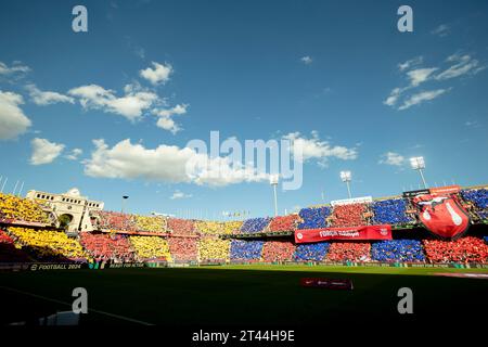 Barcelone, Espagne. 28 octobre 2023. BARCELONE, ESPAGNE - OCTOBRE 28 : vue générale lors du match de la Liga EA Sports entre le FC Barcelone et le Real Madrid à l'Estadi Olimpic Lluis Companys le 28 octobre 2023 à Barcelone, Espagne crédit : DAX Images/Alamy Live News Banque D'Images