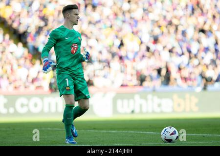 Barcelone, Espagne. 28 octobre 2023. BARCELONE, ESPAGNE - 28 OCTOBRE : .Marc Andre ter Stegen du FC Barcelone match entre le FC Barcelone et le Real Madrid au Estadi Olimpic Lluis Companys le 28 octobre 2023 à Barcelone, Espagne (image de crédit : © Gerard Franco/DAX via ZUMA Press Wire) À USAGE ÉDITORIAL UNIQUEMENT! Non destiné à UN USAGE commercial ! Banque D'Images
