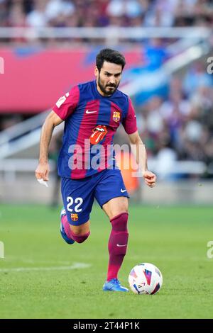 Barcelone, Espagne. 28 octobre 2023. Ilkay Gundogan (FC Barcelone) en action lors du match de Liga entre le FC Barcelone et le Real Madrid CF, au stade Lluis Companys de Barcelone, Espagne, le 28 octobre 2023. Foto : SIU Wu. Crédit : dpa/Alamy Live News Banque D'Images