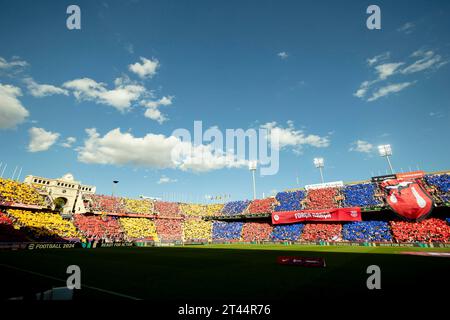 Barcelone, Espagne. 28 octobre 2023. BARCELONE, ESPAGNE - OCTOBRE 28 : vue générale lors du match de la Liga EA Sports entre le FC Barcelone et le Real Madrid à l'Estadi Olimpic Lluis Companys le 28 octobre 2023 à Barcelone, Espagne crédit : CORDON PRESSE/Alamy Live News Banque D'Images