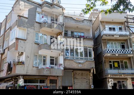 Maisons turques, vieille ville Gaziantep Turquie Banque D'Images