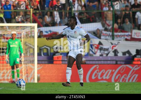 Maldonado, Uruguay. 28 octobre 2023. Ricardo Ade de LDU Quito lors du match entre Fortaleza et LDU Quito pour la finale Copa Sudamericana 2023, au stade Domingo Burgueno, à Maldonado, Uruguay, le 28 octobre. Photo : Pool Pelaez Burga/DiaEsportivo/DiaEsportivo/Alamy Live News crédit : DiaEsportivo/Alamy Live News Banque D'Images