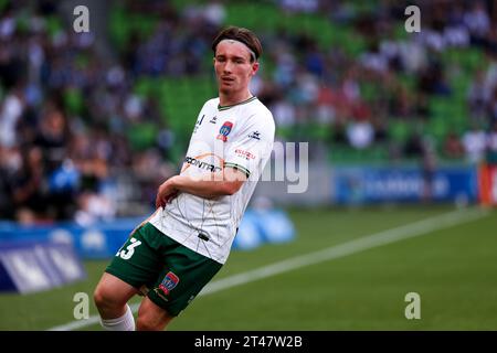 Melbourne, Australie, 29 octobre 2023. Clayton Taylor des Jets de Newcastle lors de la 2e manche de l'Isuzu Ute A-League entre Melbourne Victory et Newcastle Jets au AAMI Park le 29 octobre 2023 à Melbourne, Australie. Crédit : Dave Hewison/Speed Media/Alamy Live News Banque D'Images