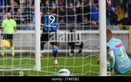 Bruges, Belgique. 29 octobre 2023. Un match de football entre le Club Brugge et le Royal Antwerp FC, dimanche 29 octobre 2023 à Brugge, jour 12 de la saison 2023-2024 de la Jupiler Pro League première division du championnat belge. BELGA PHOTO VIRGINIE LEFOUR crédit : Belga News Agency/Alamy Live News Banque D'Images