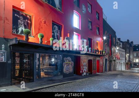 L'Irish Rock 'n' Roll Museum Experience est un musée immersif et théâtral à Dublin, en Irlande, qui célèbre l'histoire et l'héritage de la ro irlandaise Banque D'Images