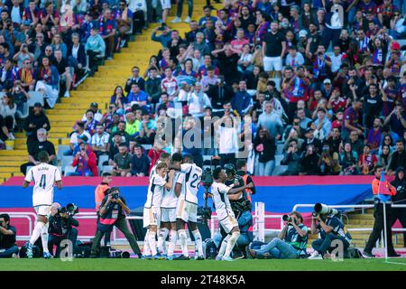 Barcelone, Espagne, 28, octobre 2023. Espagnol LaLiga EA Sports : FC Barcelona v Real Madrid CF. Crédit : Joan G/Alamy Live News Banque D'Images