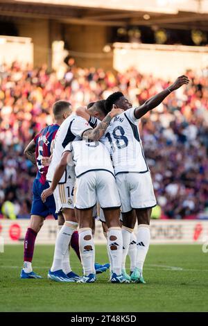 Barcelone, Espagne, 28, octobre 2023. Espagnol LaLiga EA Sports : FC Barcelona v Real Madrid CF. Crédit : Joan G/Alamy Live News Banque D'Images
