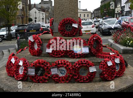 mémorial de guerre, enterrement, st edmunds Banque D'Images