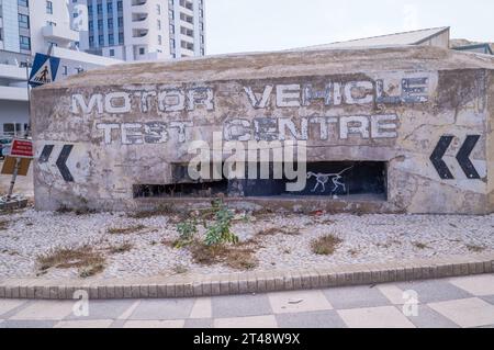 Bunker réutilisé sur Gibraltar Banque D'Images