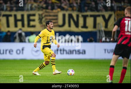 Francfort-sur-le-main, Allemagne. 29 octobre 2023. FRANCFORT, ALLEMAGNE - 29 OCTOBRE : lors du match de Bundesliga entre l'Eintracht Frankfurt et le Borussia Dortmund au Deutsche Bank Park le 29 octobre 2023 à Francfort, Allemagne. (Photo de Dan O'Connor/ATP images) (O'CONNOR Dan/ATP/SPP) crédit : SPP Sport Press photo. /Alamy Live News Banque D'Images