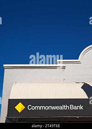 Melbourne Australie / Commonwealth Bank Branch à Puckle Street ; Moonee Ponds. Banque D'Images